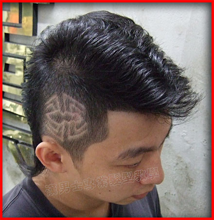 小蜘蛛刻图发型