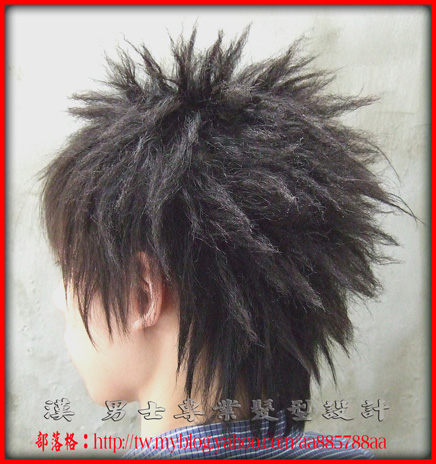 汉男士专业发型设计烫发分享